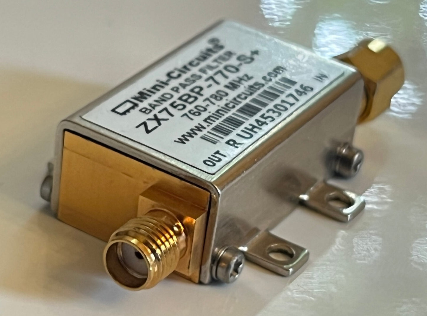 MINI-CIRCUITS ZX75BP-770-S+ CERAMIC BAND PASS FILTER 760 - 780MHz AE1W55