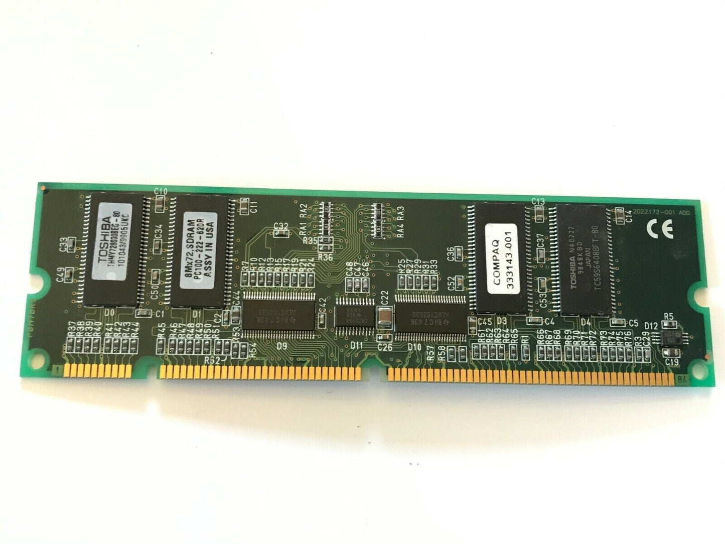 THMY728030BEG-80 64MB PC100 ECC REGISTERED 168-PIN DIMM UK SELLER fcb11.33