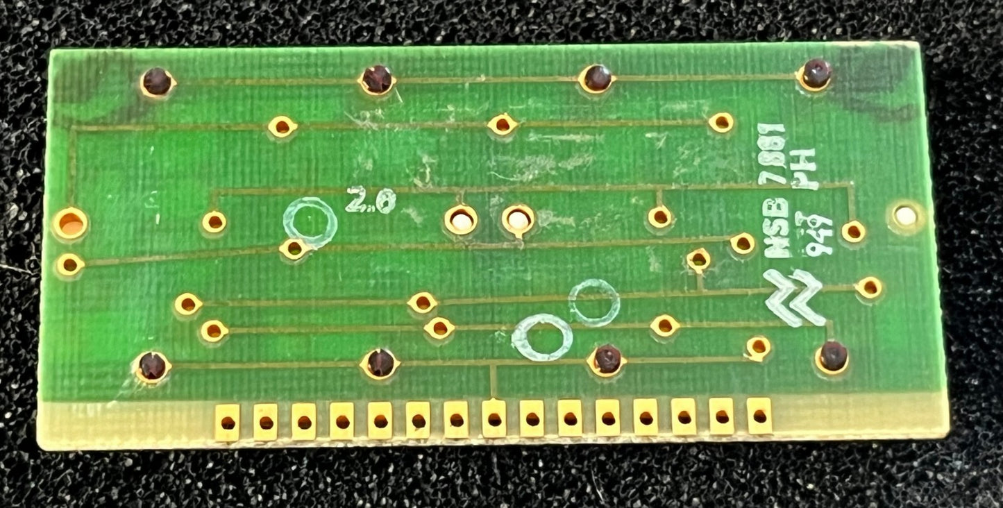 VINTAGE NSC 4 DIGIT 7 SEGMENT LED DISPLAY RED NSB-7881 fcb28.31