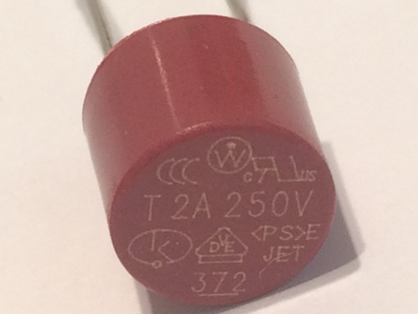 2A TIME DELAY RADIAL MINIATURE WIRE ENDED FUSE TR5 (x2) fbe4c9