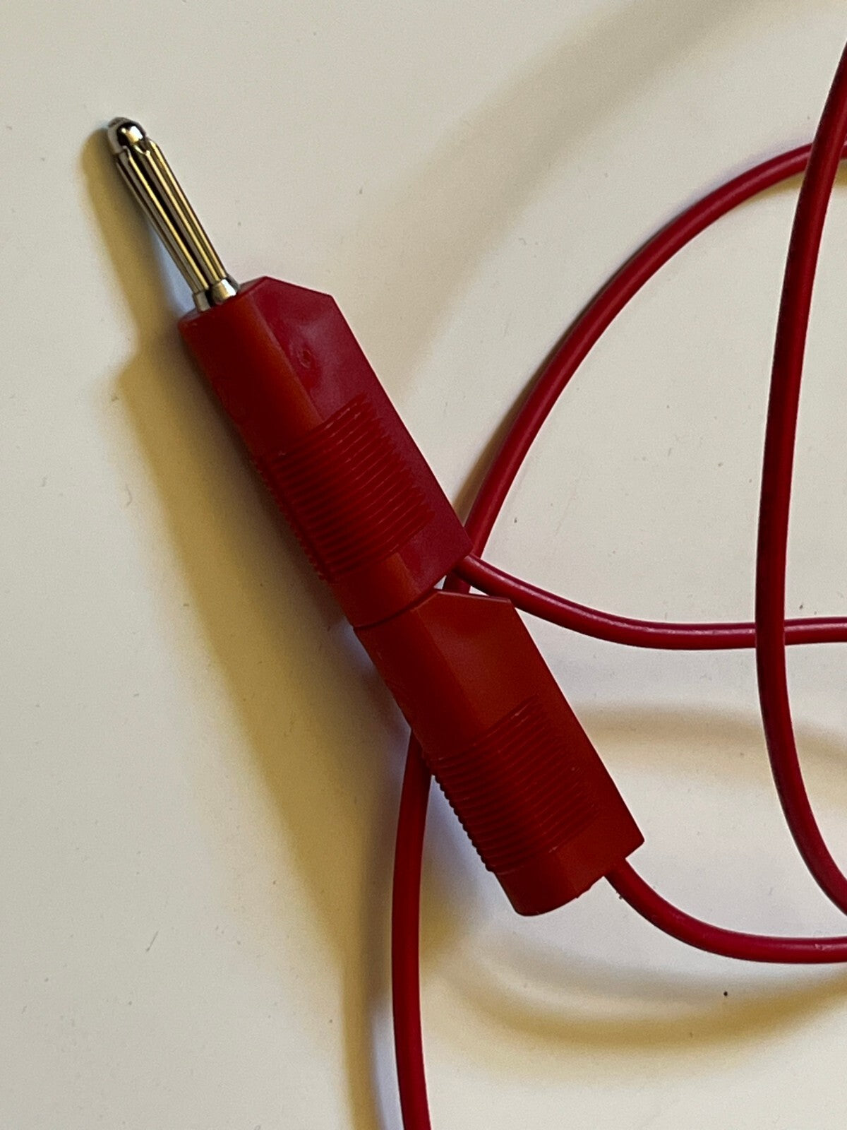 HIRSCHMANN PREMIUM QUALITY 4MM STACKABLE 1M TEST LEADS RED RS 343-3481 ad1*25