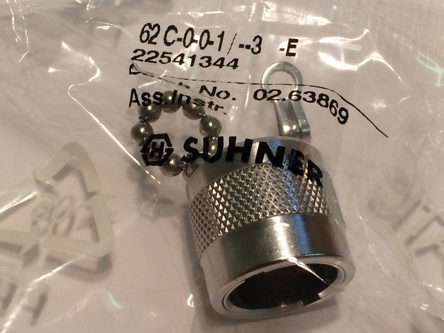 PROTECTIVE CAP COVER FOR C TYPE COAXIAL FEMALE SUHNER 62C-0-0-1/3 fd6c4