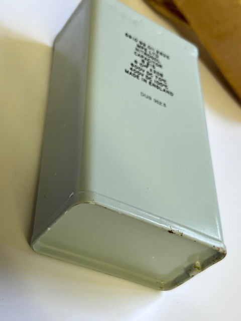 8UF 8mfd 600V PAPER IN OIL DUBILIER NITROGOL VINTAGE CAPACITOR FD6C35