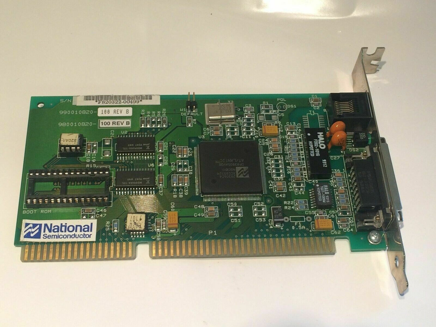 ISA 16 BIT NETWORK ETHERNET CARD RJ45 AUI TOP QUALITY GENERIC CARD fd3d2
