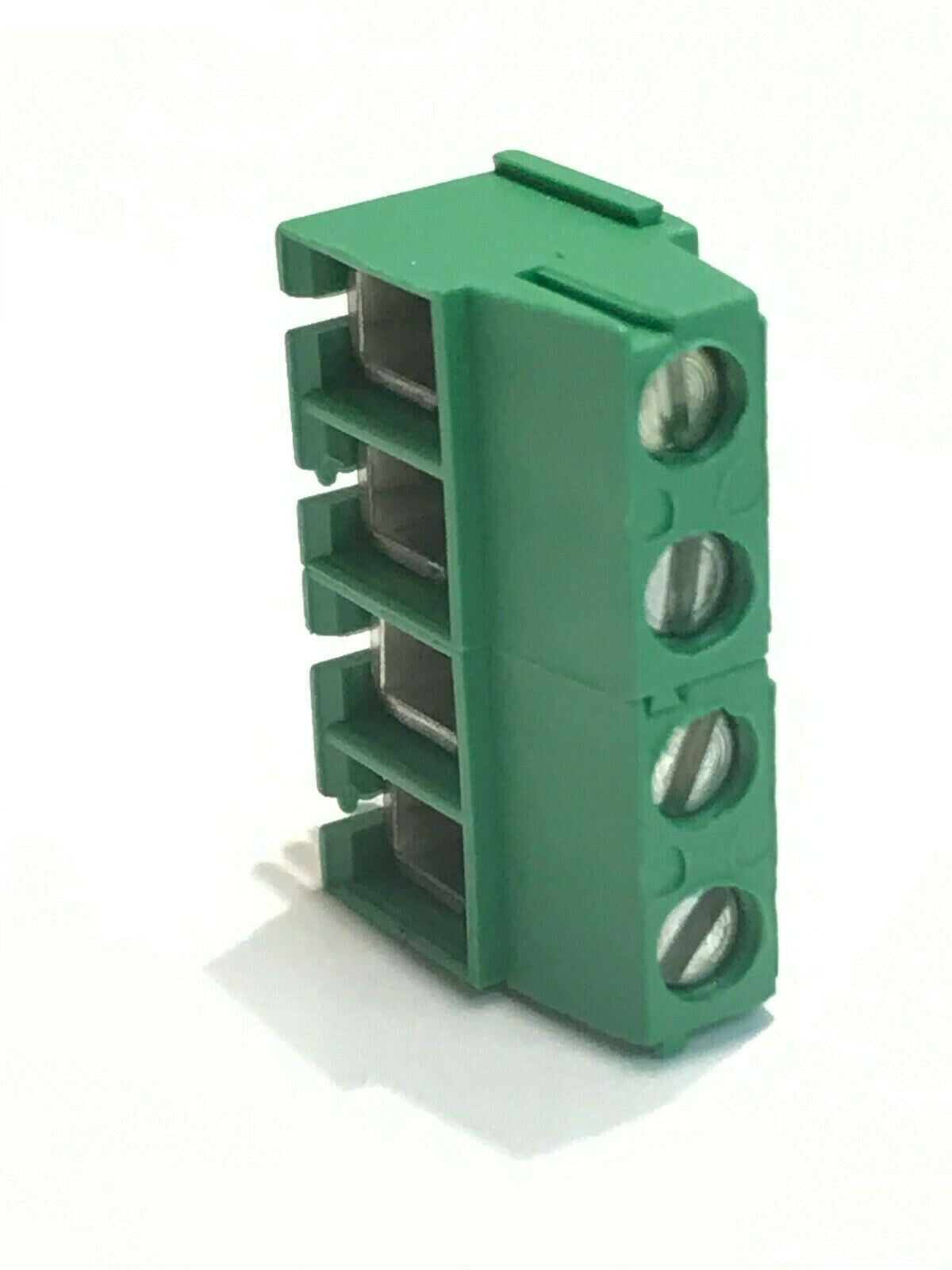 4 WAY PCB TERMINAL BLOCK CONNECTOR 5mm PITCH 17.5A BEST QUALITY EUROCLAMP blb129