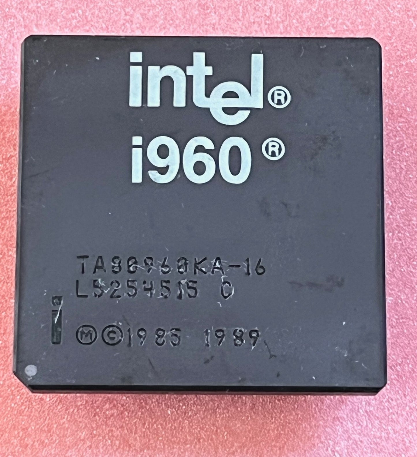 INTEL TA80960KA-16 COLLECTIBLE PGA INTEL RISC PROCESSOR CHIP fbb15A27
