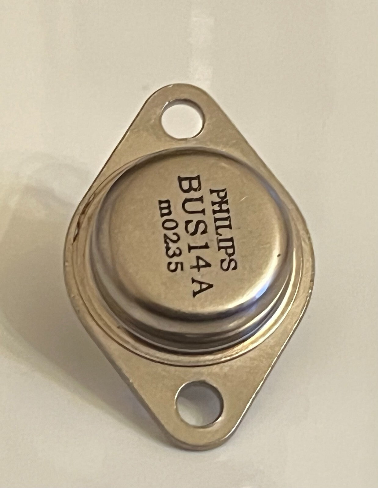 ORIGINAL BUS14A PHILIPS TO3 NPN POWER TRANSISTOR (x1) ae1w14