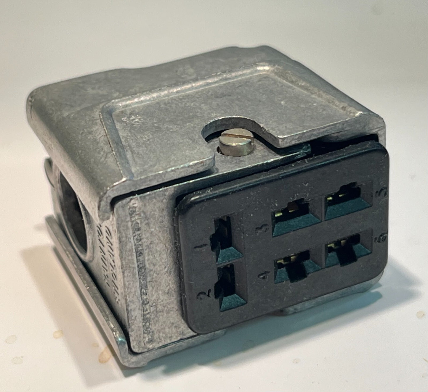 HEAVY DUTY 6 WAY IN LINE PLUG & SOCKET PAIR PLESSEY CONNECTORS ad1Y12