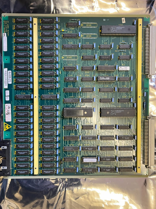MEMORY PCB WITH 44 X 1MB MOTOROLA DRAM MEMORY CHIPS MCM511000AP80 ad1x20
