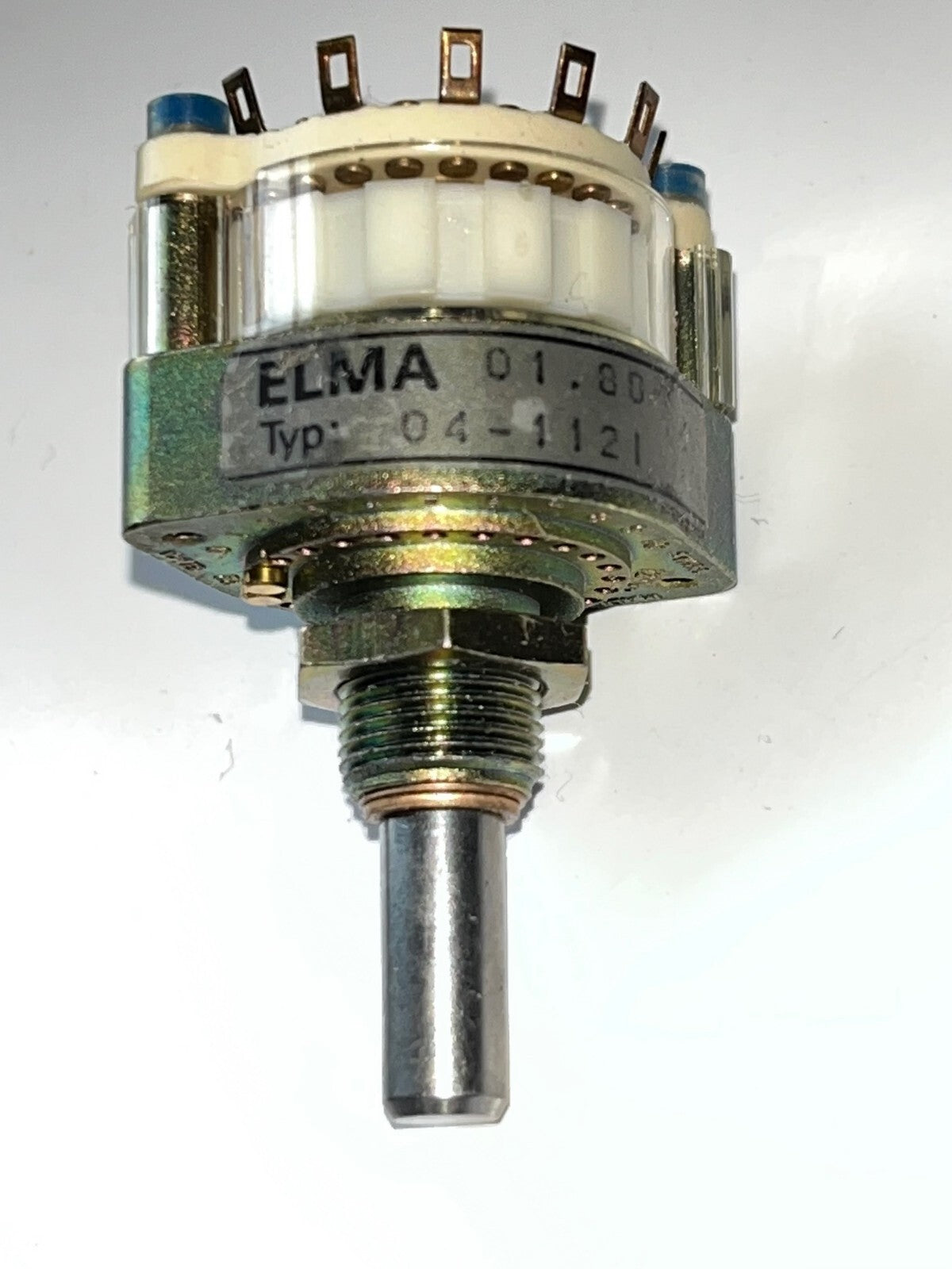 12 WAY 1 POLE ELMA SERIES 04 GOLD PLATED ROTARY SWITCH AUDIOPHILE fba39.34