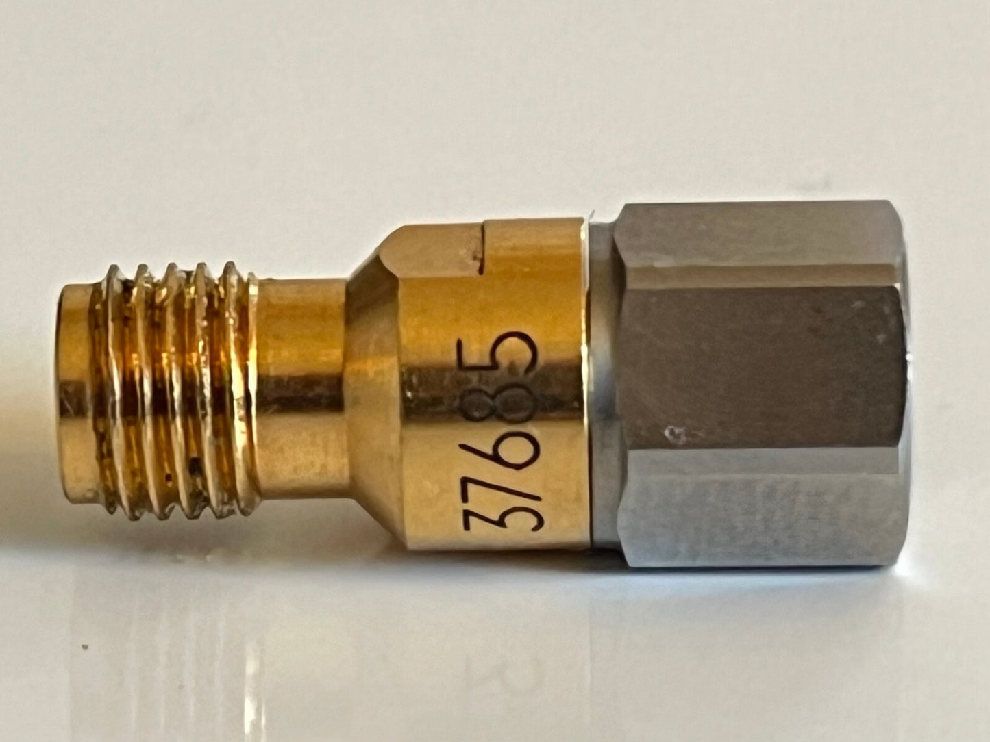 2.4MM MALE - 2.92MM FEMALE RF MICROWAVE 50GHZ ADAPTER PREMIUM QUALITY AE1W18