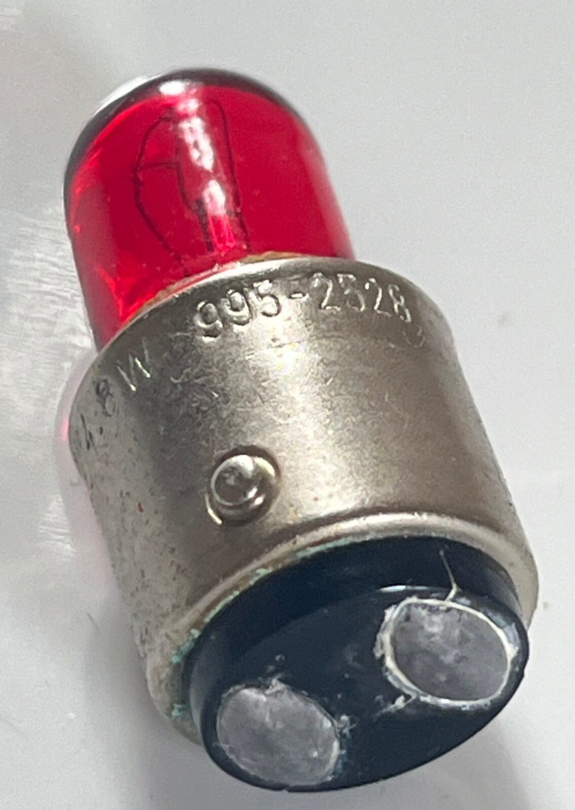 22 VOLT 4.8 WATT SBC BULB MILITARY 995-2528 VINTAGE LAMP BULB RED FD6A3