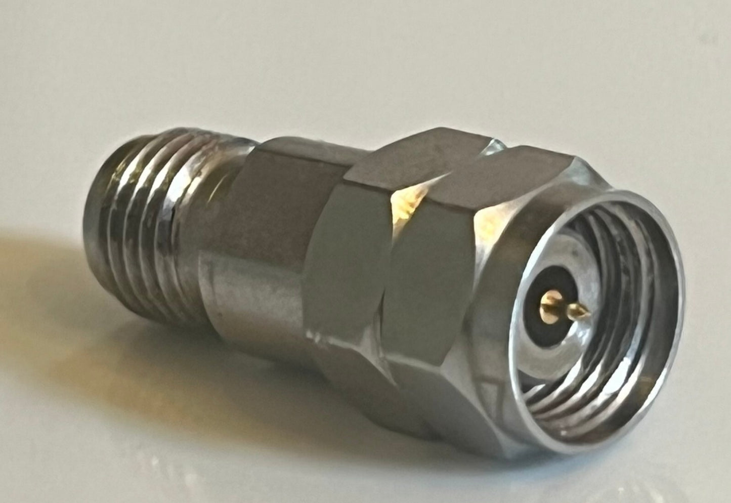 2.4MM MALE - 2.92MM FEMALE RF MICROWAVE 50GHZ ADAPTER PREMIUM QUALITY AE1W15