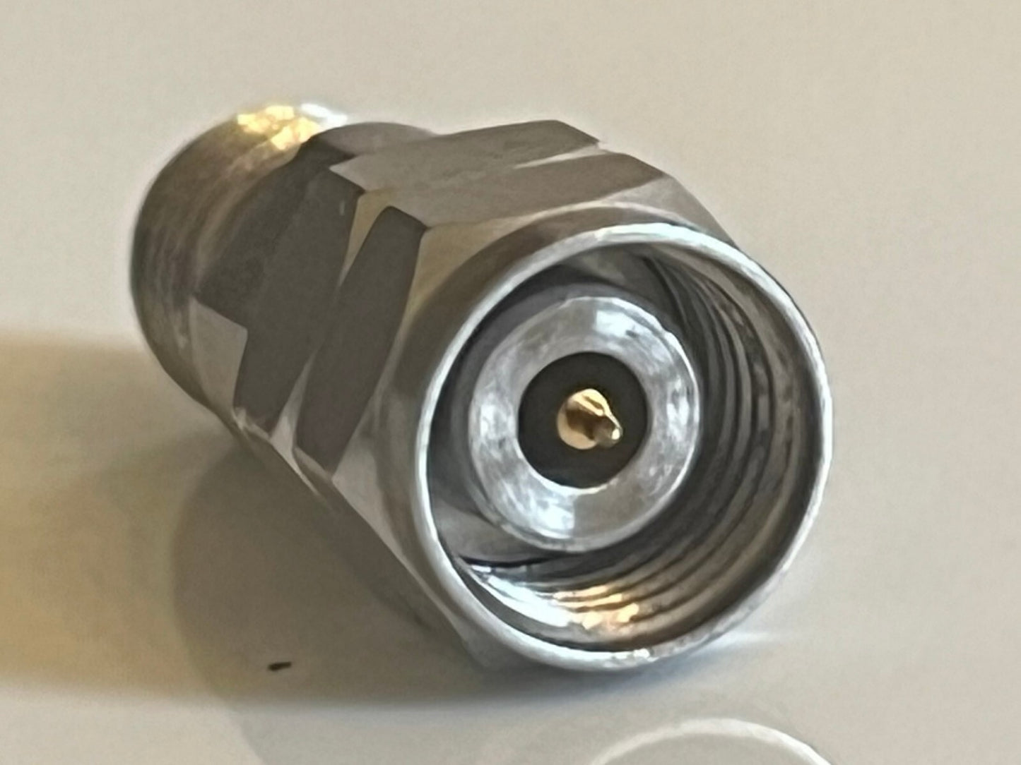 2.4MM MALE - 2.92MM FEMALE RF MICROWAVE 50GHZ ADAPTER PREMIUM QUALITY AE1W15