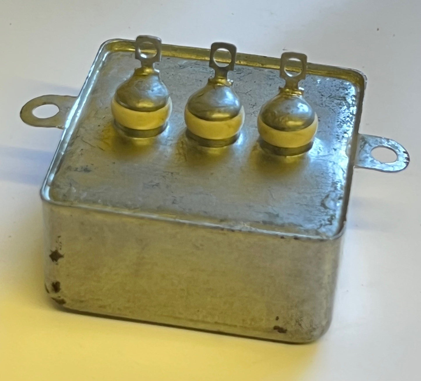 3x 0.34 mfd 600V PAPER IN OIL NYTRONICS VINTAGE CAPACITOR 1800689-2 FD4g11
