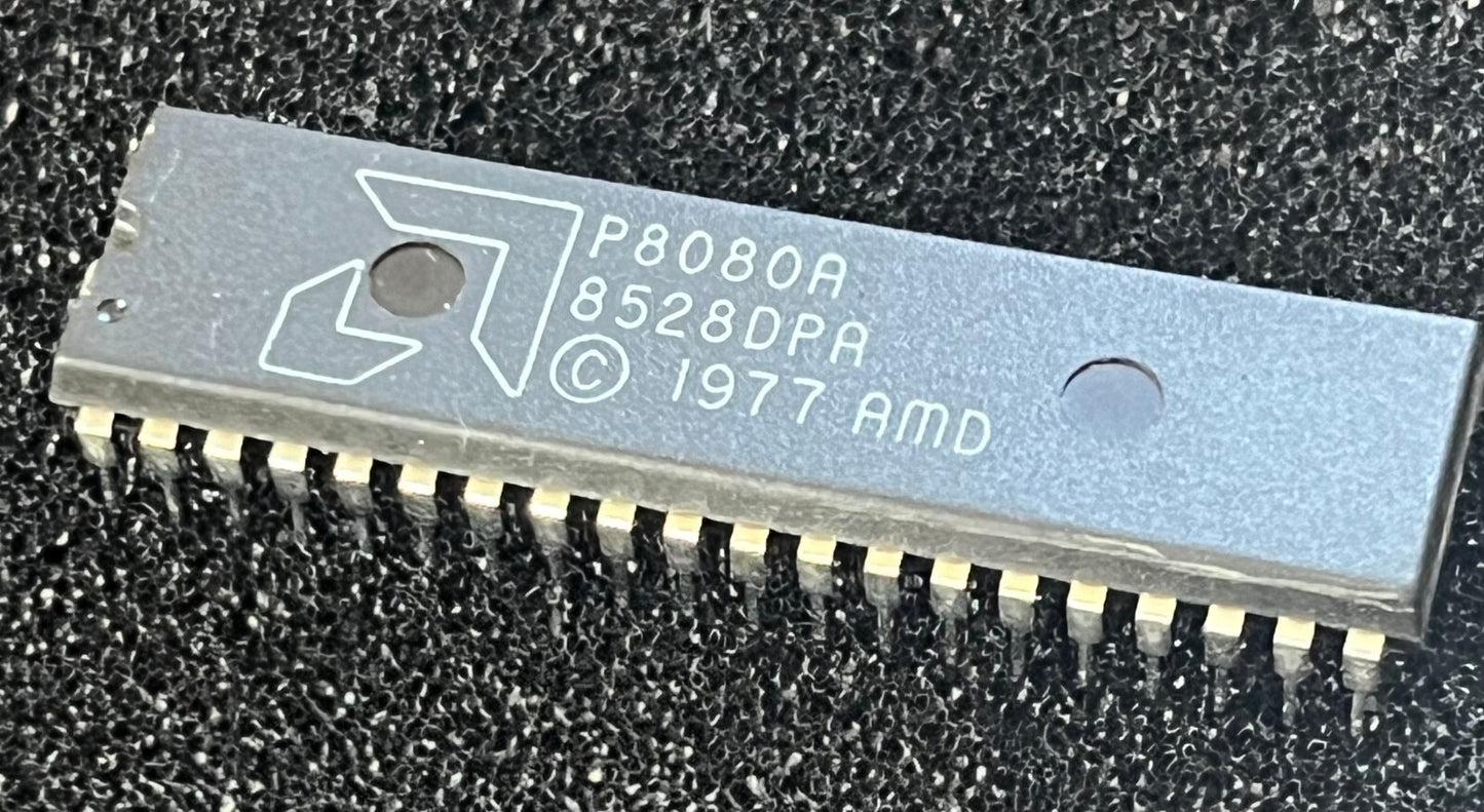 P8080A AMD ORIGINAL 8 BIT CPU COLLECTIBLE IC UK STOCK (x1) fcb28.29