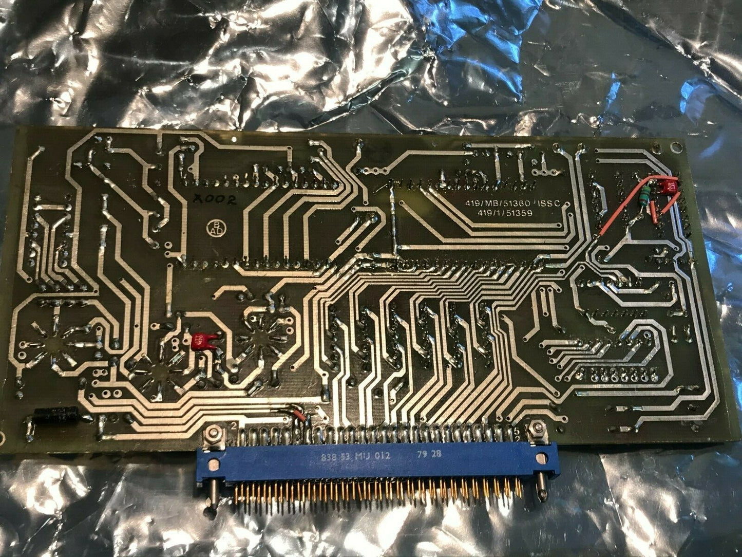 MILITARY PCB WITH DATEL SHM-6MM, ADC-HZ12BMM, OP16AJ, & OTHERS ae1*13