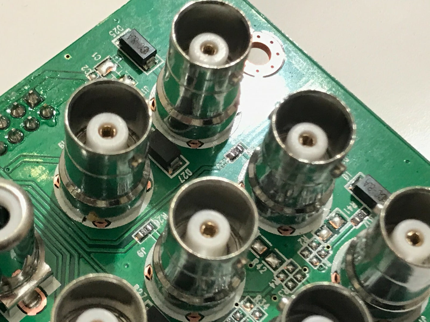 18 WAY BNC & PHONO VIDEO AND AUDIO IN OUT / OUTPUT CARD PCB fca26A