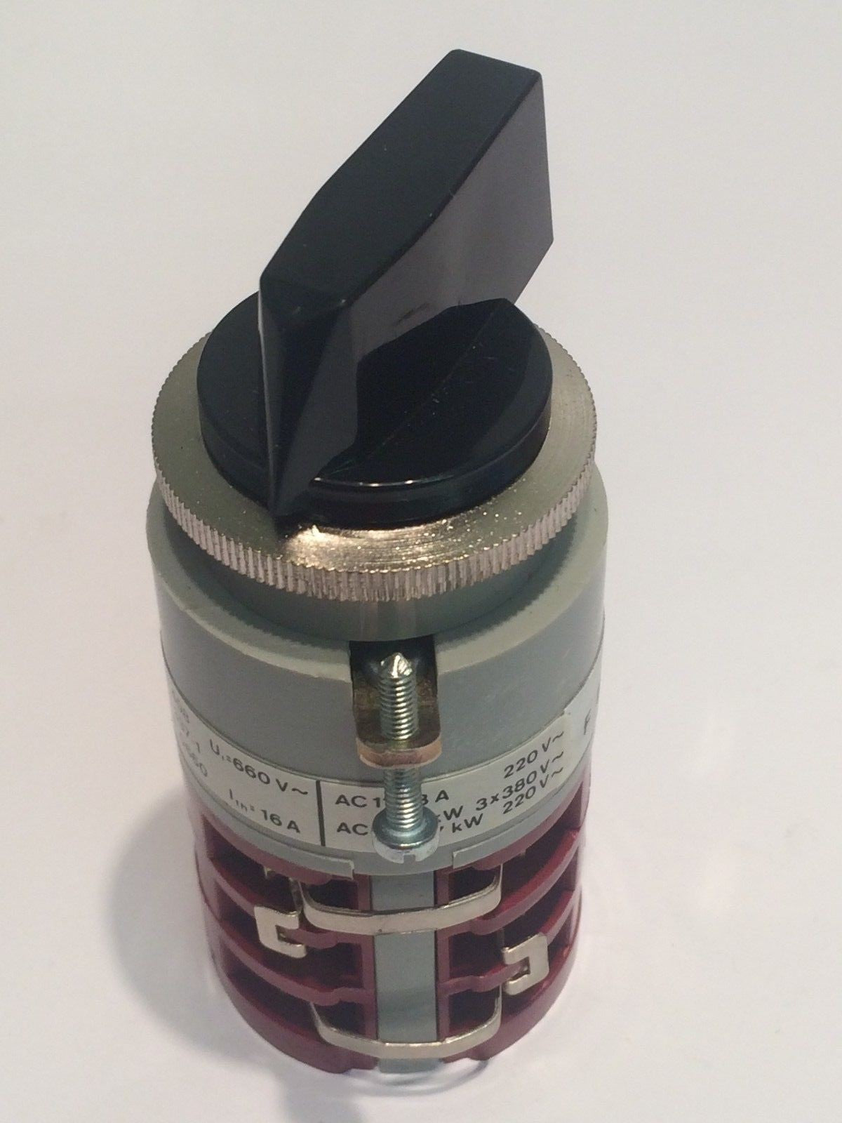 SANTON N10P-B02 HEAVY DUTY 3 POLE 3 POSITION ROTARY CONTROL SWITCH faa~4