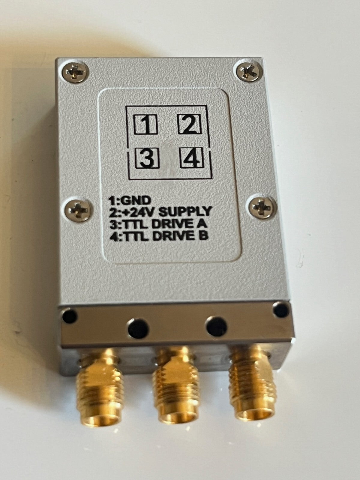 RF-LAMBDA RFSPDT67EMB-S COAXIAL RELAY SWITCH 1.85MM 67GHz 24Vdc SPDT AE1W9