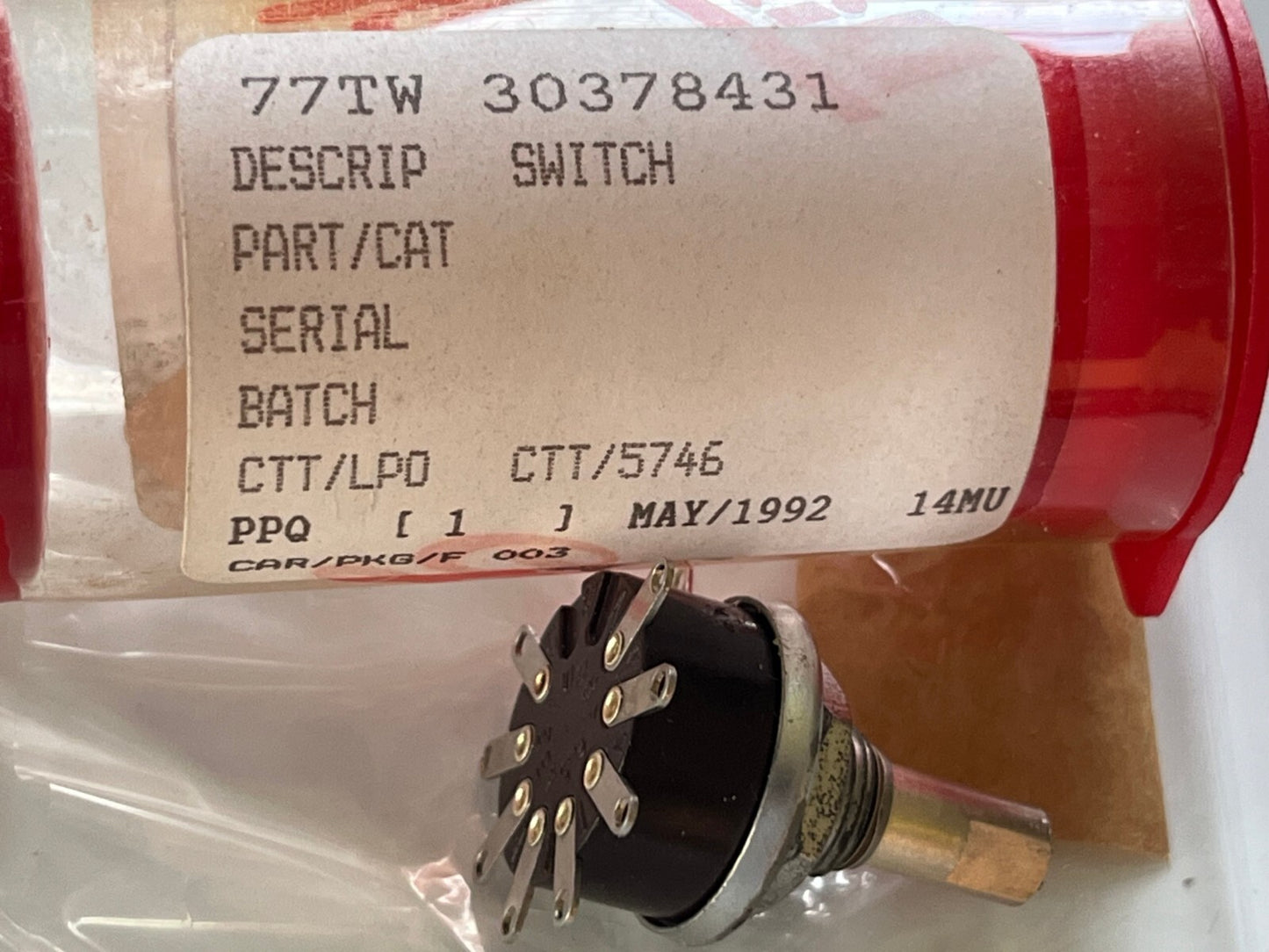 GRAYHILL 8 WAY 1 POLE BEST QUALITY ROTARY SWITCH fcb20.9