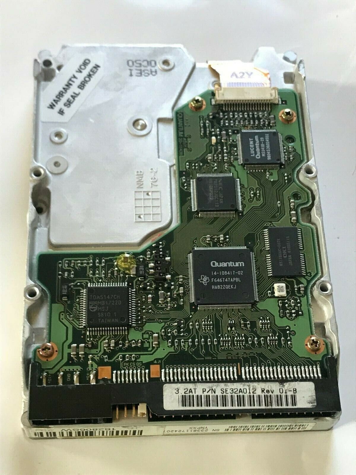 QUANTUM FIREBALL SE 3.2AT SE32A431 REV01-B 3.2GB IDE HARD DRIVE aa4ac5