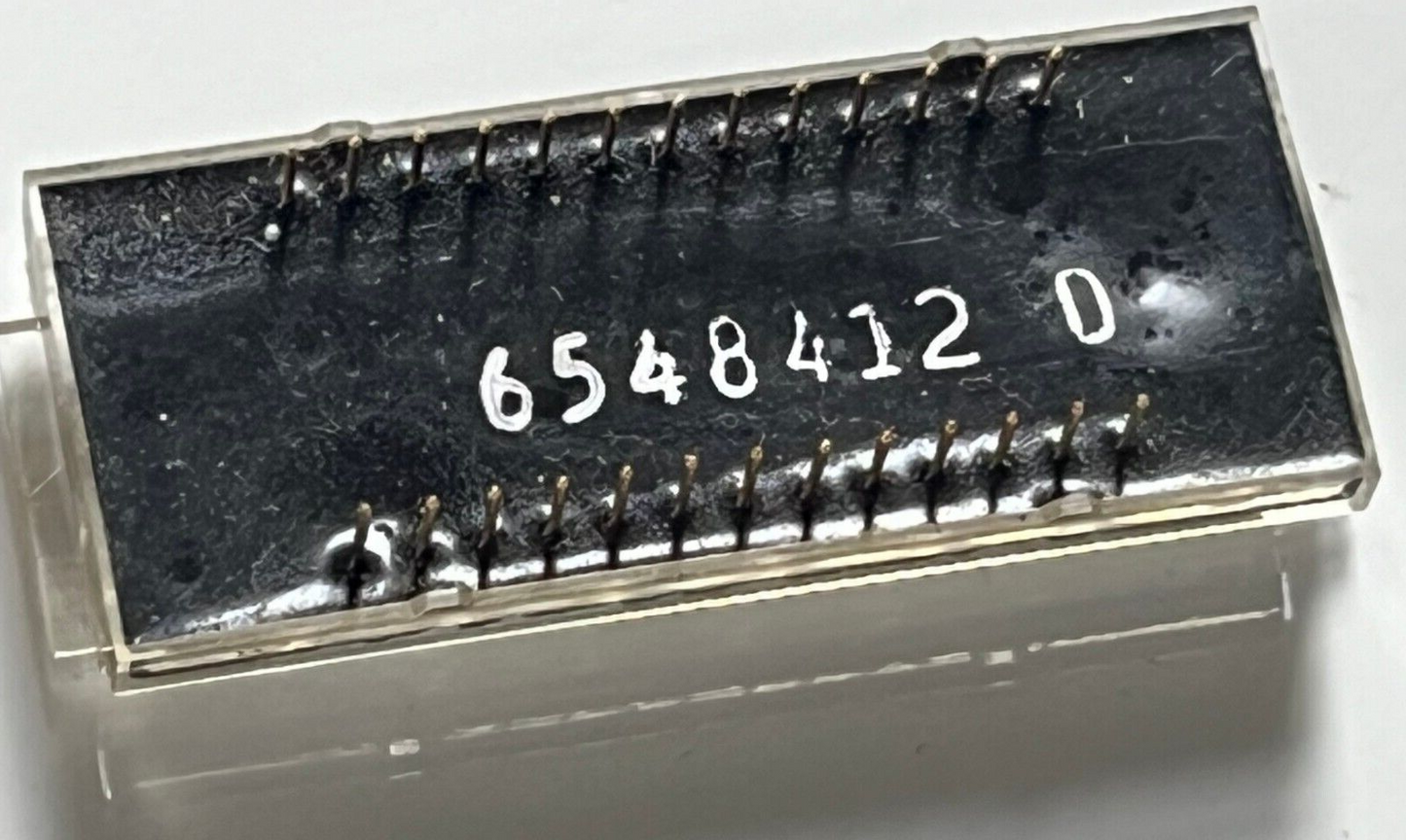 VINTAGE HP HDSP-6548 8 DIGIT RETRO BUBBLE LED DISPLAY MODULE fcb28.3