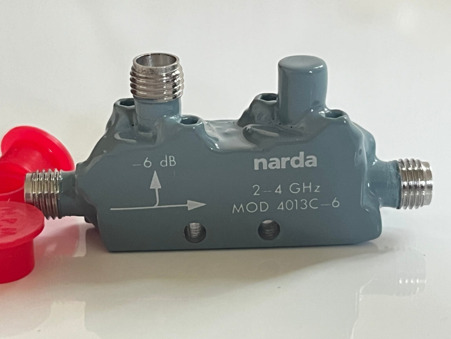 NARDA 4013C-6 SMA DIRECTIONAL COUPLER 6dB 2 - 4GHz NEW FBA10A67