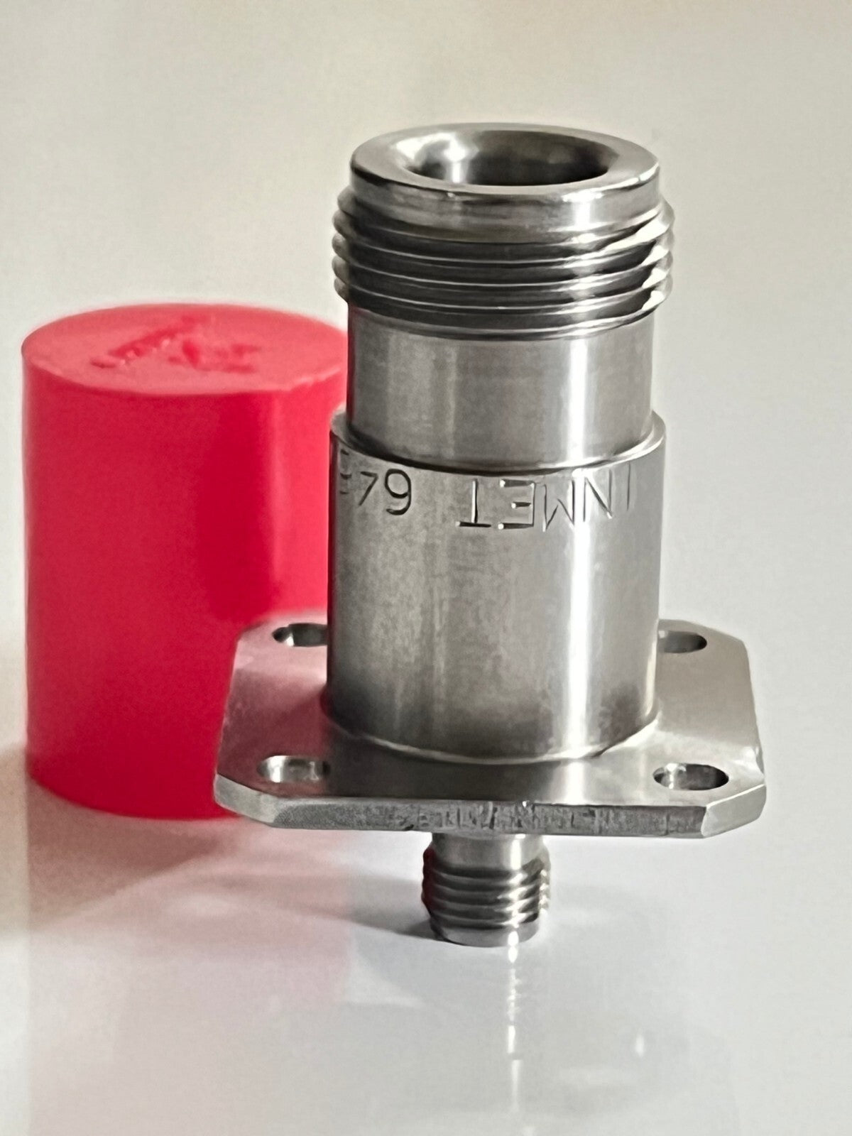 INMET 5309 N TYPE (F) TO SMA (F) PRECISION QUALITY BULKHEAD ADAPTER fba10a23