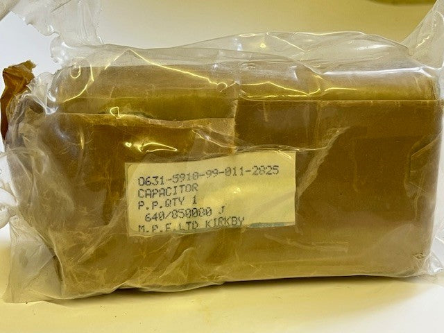 8UF 8mfd 600V PAPER IN OIL DUBILIER NITROGOL VINTAGE CAPACITOR FD6C35