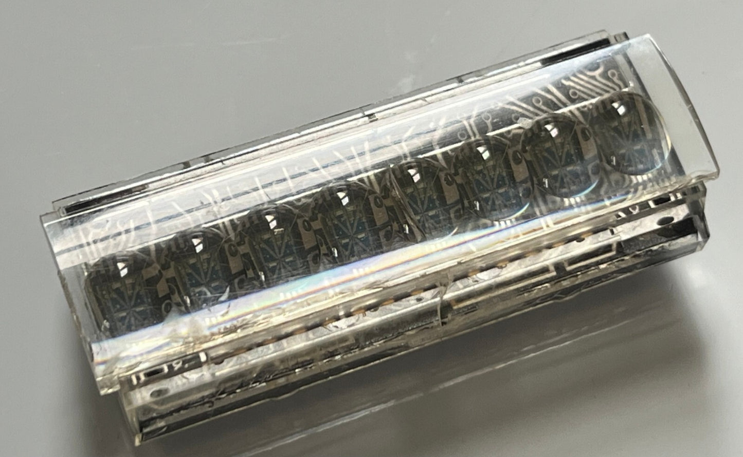 VINTAGE HP HDSP-6508 8 DIGIT RETRO BUBBLE LED DISPLAY MODULE fcb28.4