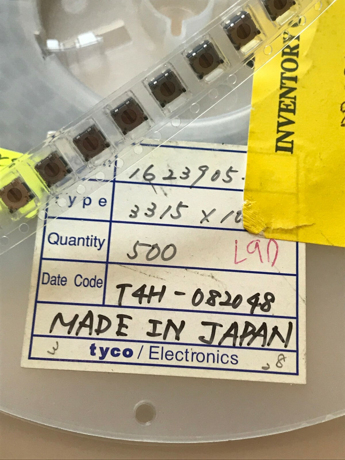 TYCO 3315X103M 10K LIN 5MM SURFACE MOUNT VARIABLE RESISTOR faa~2S