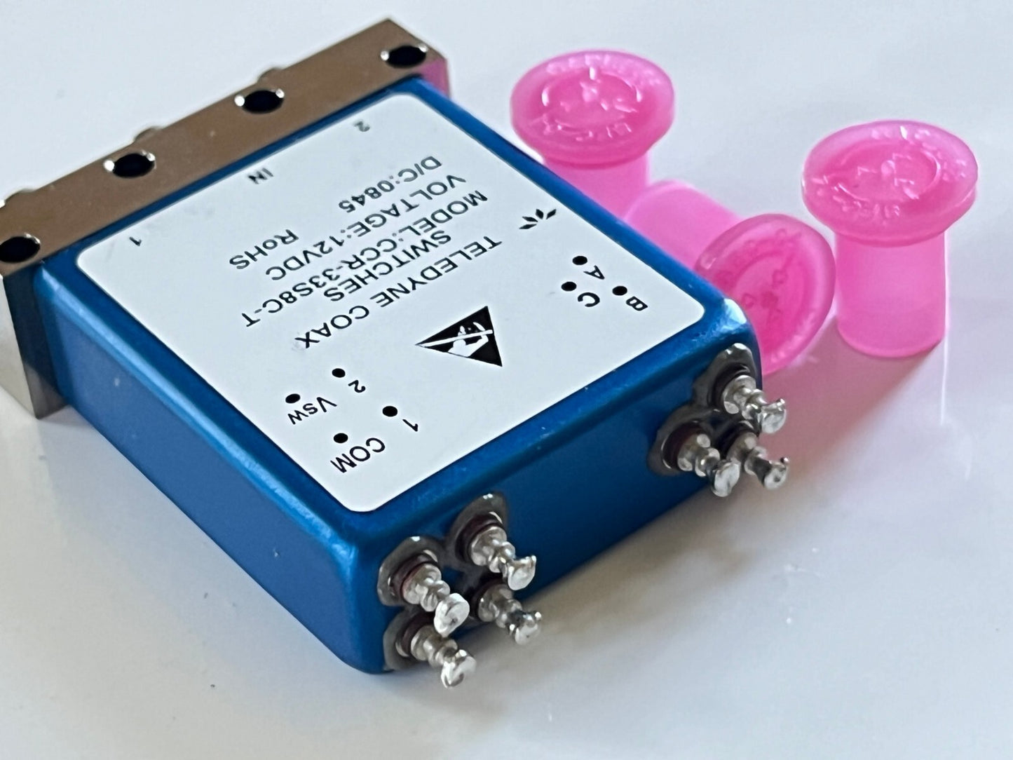 TELEDYNE CCR-33S8C-T FAILSAFE COAXIAL RELAY SWITCH 18GHz 12Vdc SPDT ae1w77