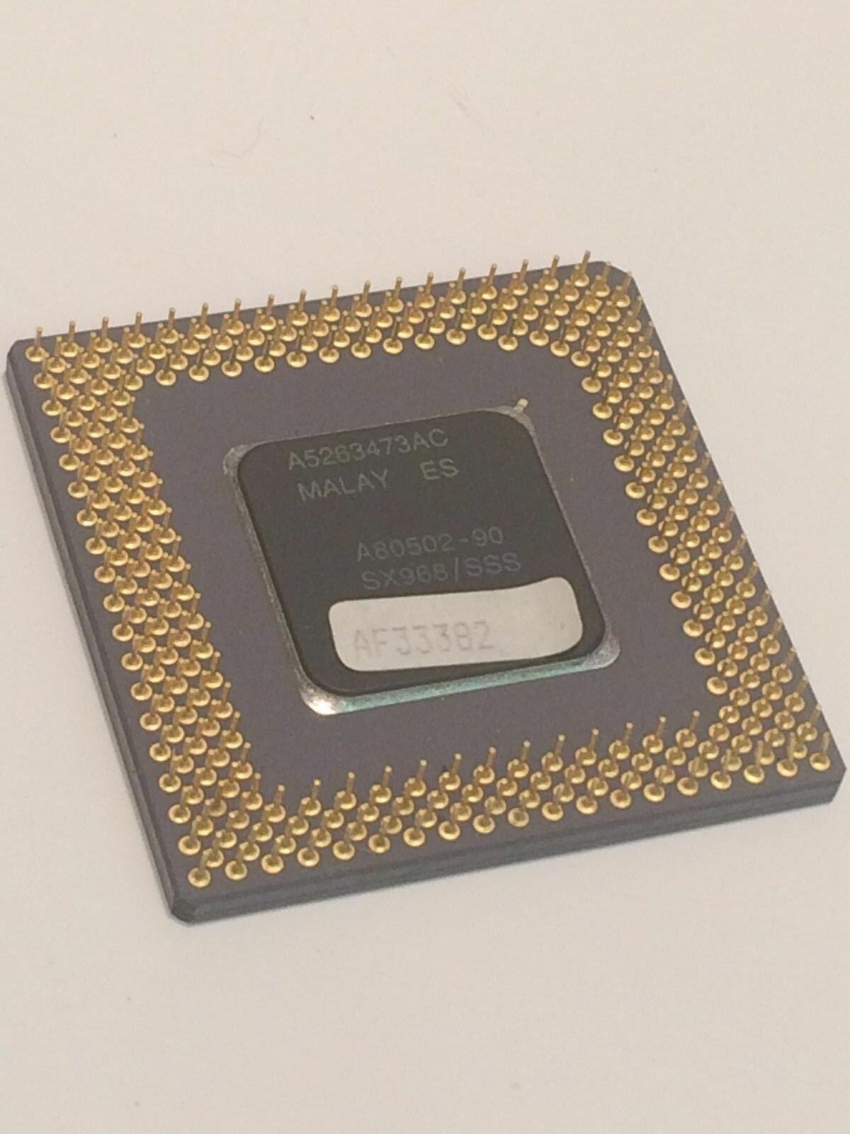 INTEL A80502-90 SX968/SSS COLLECTIBLE PENTIUM PROCESSOR fba10a40