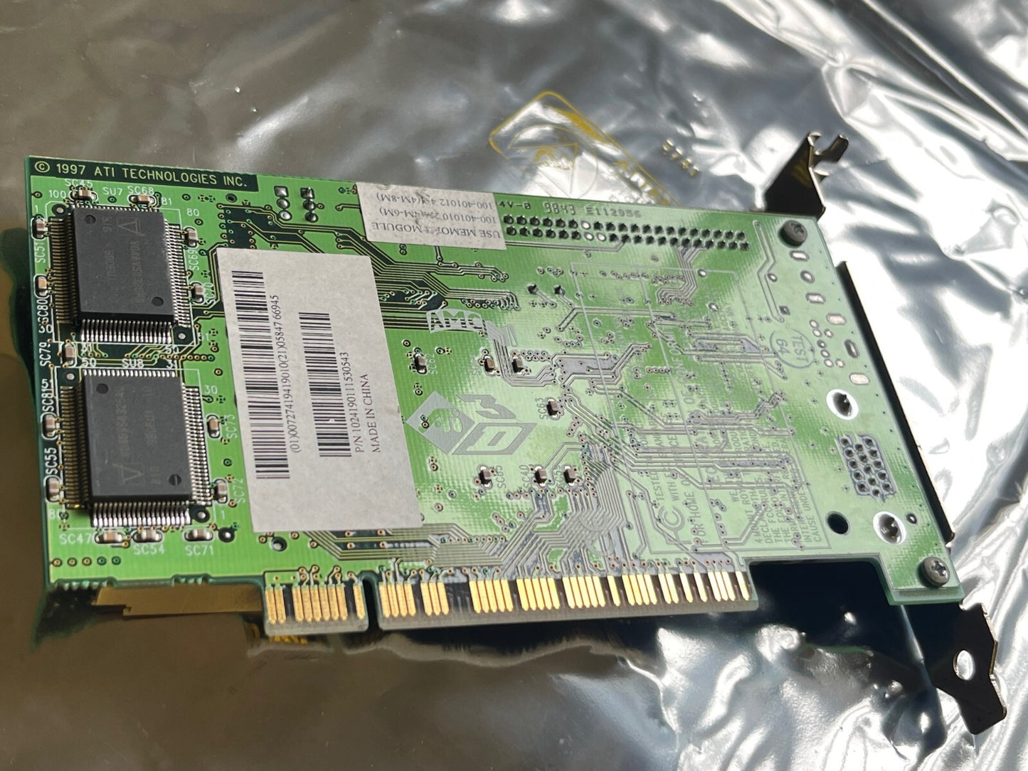 ATI 109-41900-10 3D RAGE PRO VIDEO GRAPHICS 4MB PCI CARD fd3d4