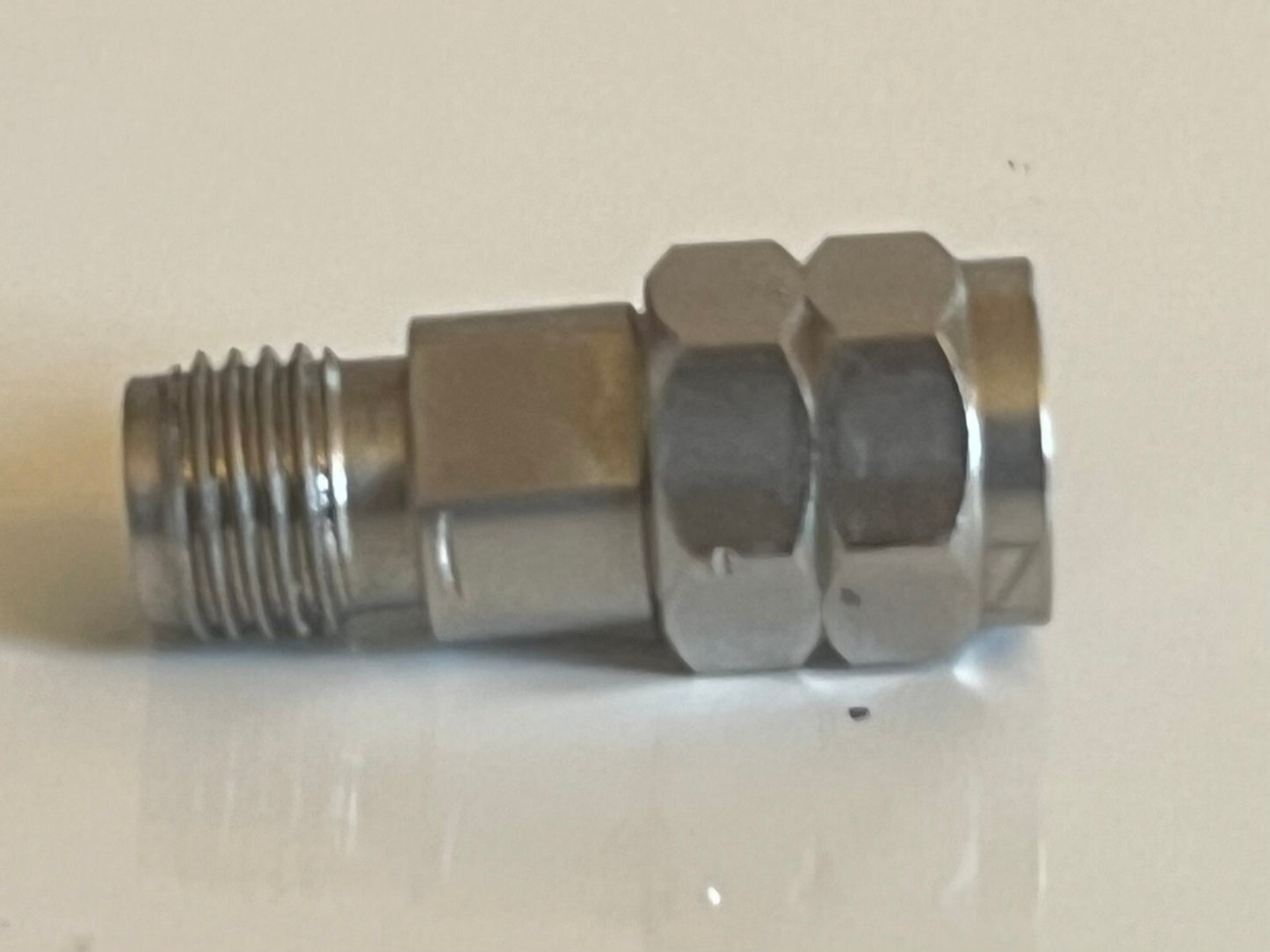 2.4MM MALE - 2.92MM FEMALE RF MICROWAVE 50GHZ ADAPTER PREMIUM QUALITY AE1W15
