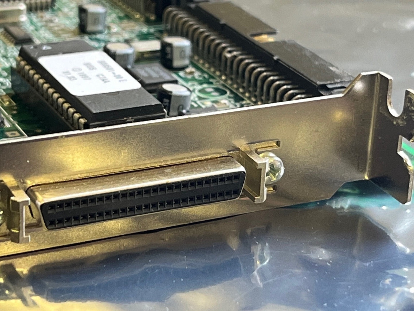ADAPTEC AHA-1542CP ISA 50 PIN SCSI SCSI-1 CONTROLLER CARD ad1j2