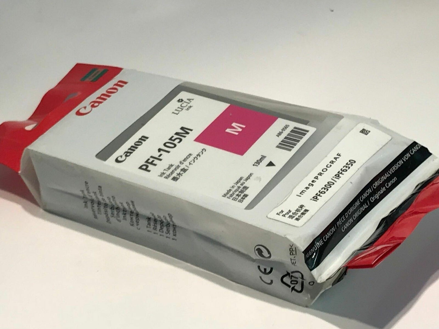 ORIGINAL CANON PFI-105M MAGENTA 130ml INK TANK FOR IPF-6300/6350 (x1) fd1k4