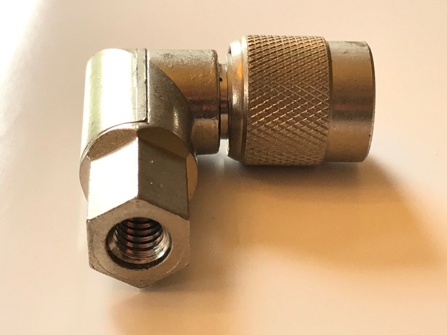 RIGHT ANGLE TNC PLUG 50 OHM MALE SCREW FIT - BEST QUALITY fcb16.11