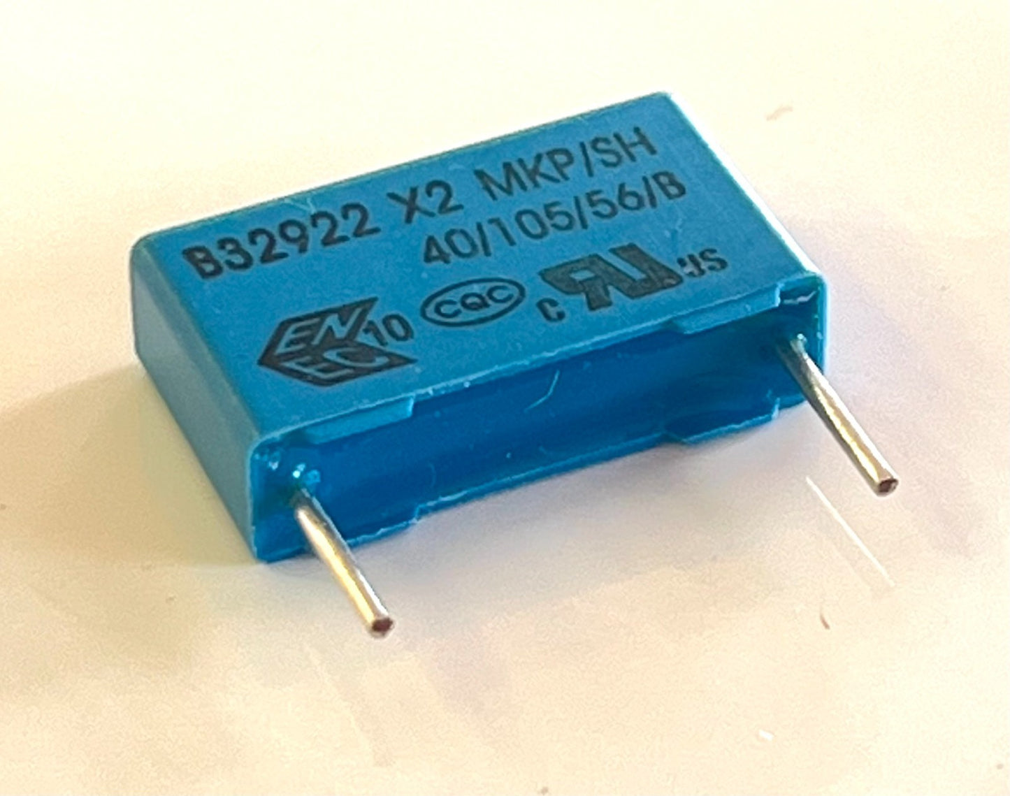 100nF 0.1uF 305V X2 RATED POLYPROPYLENE MKP CAPACITOR (X1) EPCOS fca12.13