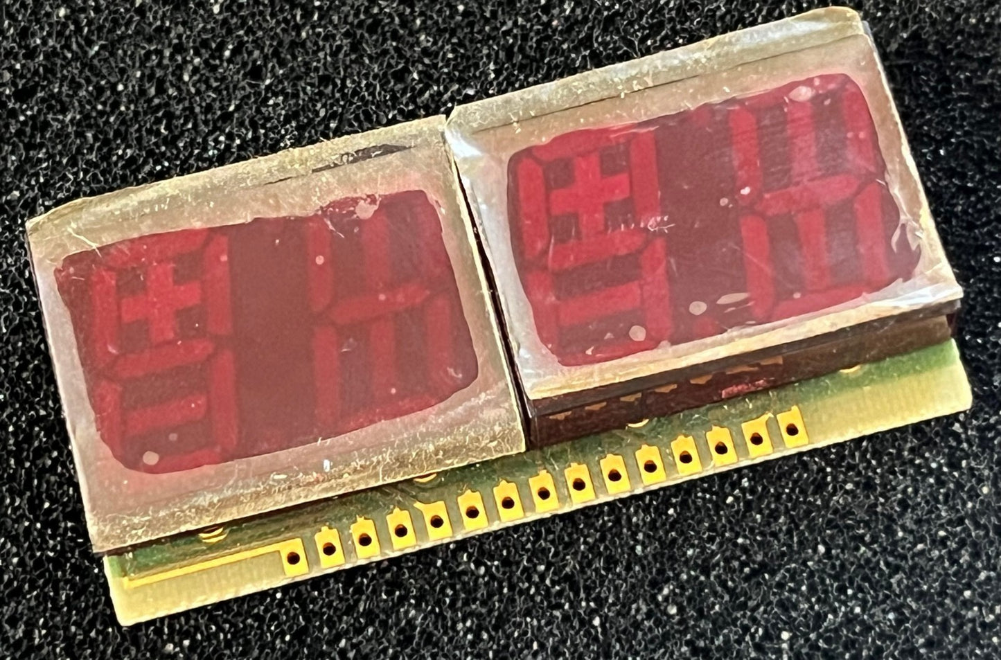 VINTAGE NSC 4 DIGIT 7 SEGMENT LED DISPLAY RED NSB-7881 fcb28.31