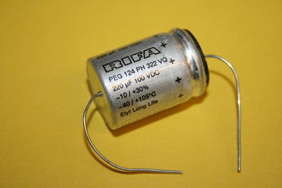220UF 100 VDC RIFA PEG124 LONG LIFE ELECTROLYTIC PEG124PH322VQ fd2h23