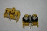 TWIN PANEL PHONO RCA FEMALE SOCKET YELLOW fd1a28