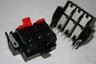3 WAY SPEAKER RED AND BLACK OUTPUT SPRING CONNECTION TERMINALS fd1e6