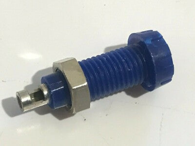 4MM PANEL MOUNT BANANA SOCKET BLUE CLASSIC OLD RS STYLE x1 ad1f27