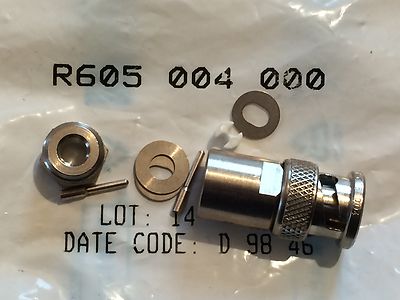 RADIALL R605004000 BR2 PLUG 78 OHM MALE 2 POLE BNC (x1) fd6j19