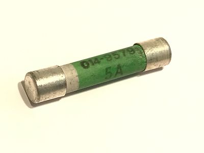 014-9579 5A TIME LAG MILITARY SPEC CERAMIC FUSE 1.25" 32mm fbb15a40