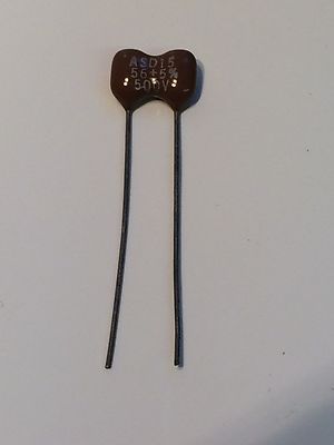 56pF 500V 5% DIPPED SILVER MICA CAPACITOR FD5G32