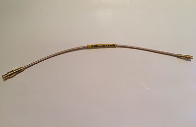 MCX PLUG TO MMCX PLUG RF ADAPTER MICRO COAX CABLE 17CM fd1d22