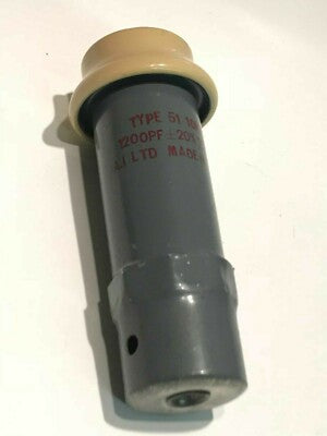 1200PF 10KV VINTAGE A.I. LTD RF RADIO TRANSMITTER DOOR KNOB CAPACITOR fbd2cd